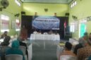 Suasana di aula Pemdes Kaliwinasuh saat acara pengambilan sumpah jabatan dua formasi Kasi Kesra dan Kadus 4 Karang Pucung.(Dok.Pelita News.id)