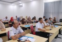 suasana pemaparan Work Shop Insersi pada Ekosistem Pendidikan yang di fasilitasi oleh Disperindagkop UMKM Banjarnegara di gedung PLUT. (Dok.Kominfo Bna./PelitaNews.id)