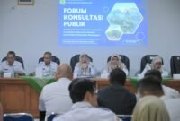Dinas Kesehatan Kabupaten Banjarnegara melalui forum Konsultasi Publik melaksanakan sosialisasi peningkatan layanan kesehatan PBI dan percepatan eliminasi TBC dengan mengoptimalkan BPJS Kesehatan untuk masyarakat, di Aula Sasana Karya Praja Setda Banjarnegara.(Dok.Kominfo/Pelita News.id)