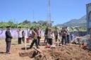 Sekda Banjarnegara Hendro Cahyono saat berada di Kecamatan Wanayasa dalam rangka peletakan batu pertama pembangunan Hunian ekslusif.(Dok.Kominfo Bna/Pelita News.id)