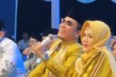 us Miftah meluruskan isu terima uang Rp100 juta di proyek JGSS saat ditanya salah satu jemaah Harlah Ponpes Ora Aji. (Dok. Istimewa)