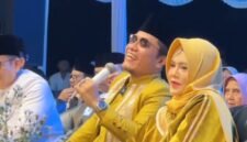 us Miftah meluruskan isu terima uang Rp100 juta di proyek JGSS saat ditanya salah satu jemaah Harlah Ponpes Ora Aji. (Dok. Istimewa)
