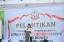 Arief Ferdianto saat memberikan sambutan dan pemaparan ke audien pada pelantikan kepengurusan GNPK RI Banjarnegara di Baysand Surya Yudha Park.(Dok.Kominfo/Pelita News id)