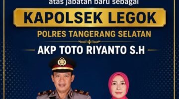 AKP Toto Riyanto S.H Resmi Jabat Kapolsek Legok, Polres Tangerang Selatan