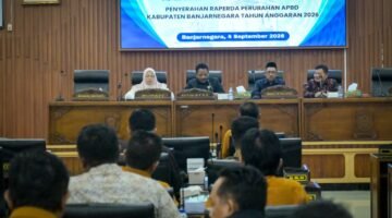Suasana Raperda Perubahan APBD 2026 di Gedung DPRD Kabupaten Banjarnegara.(dok.Kominfo Bna/Pelita News.id)