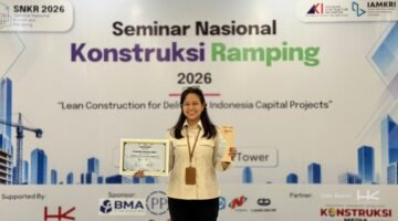 Semangat Sumpah Pemuda di SNKR 2026, Insan Muda Hutama Karya Raih Best Speaker Lewat Inovasi Lean Construction