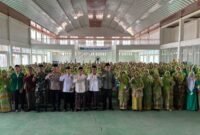 Sesi fhoto bersama segenap pengurus NU bersama Forkompinda Banjarnegara usai Konfercab ke lX Muslimat Banjarnegara di Gedung Aswaja.(Dok.Kominfo Bna/Pelita News.id)