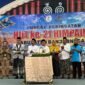 Foto : Nampak Hendro Cahyono Sekda Banjarneg ara, Heling Sujono Ketua PGRI Kabupaten Banjarnegara, Agung Prabowo Kadindikpora Banjarnegara saat berada di moment acara HUT ke 21 HIMPAUDI.(Dok.Kominfo Bna/Pelita News.id)